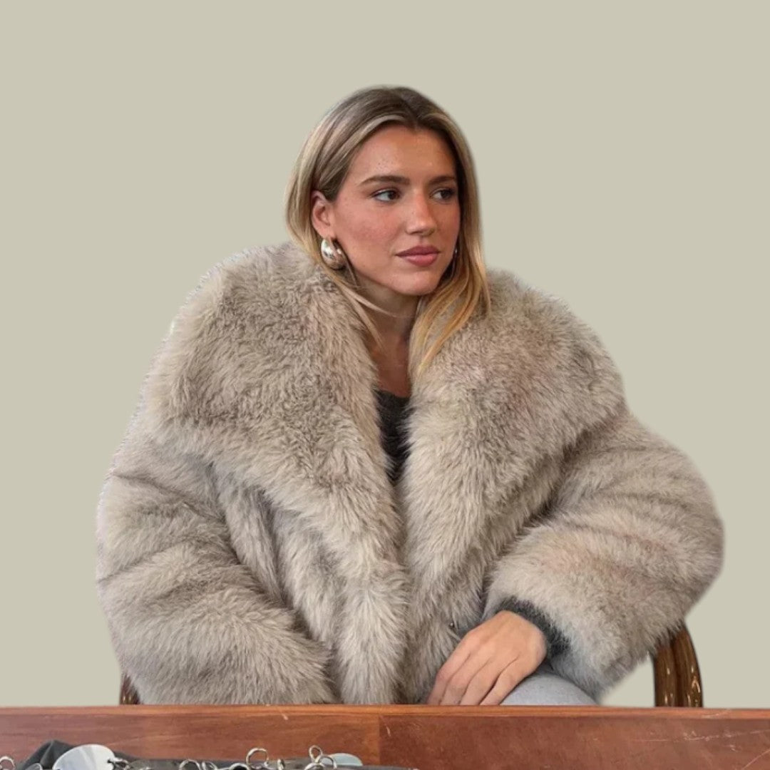 Womens Jacket Fluffy Coat Warm