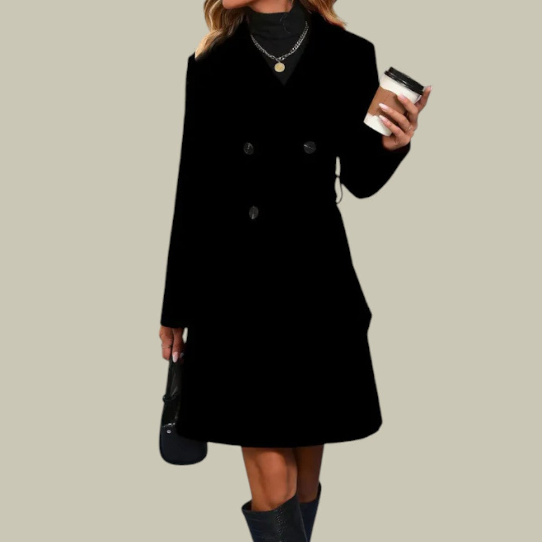 Womens Trench Coat Double Breasted
