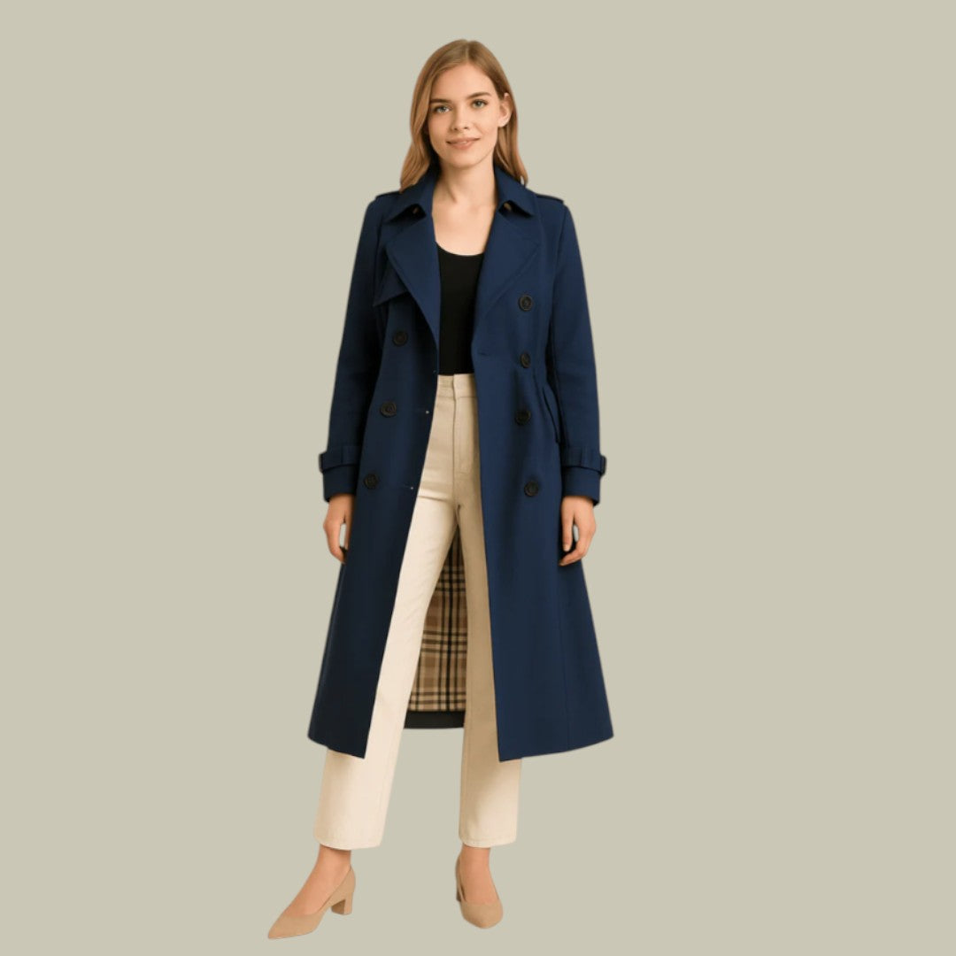 Womens Trench Coat Belted Autumn