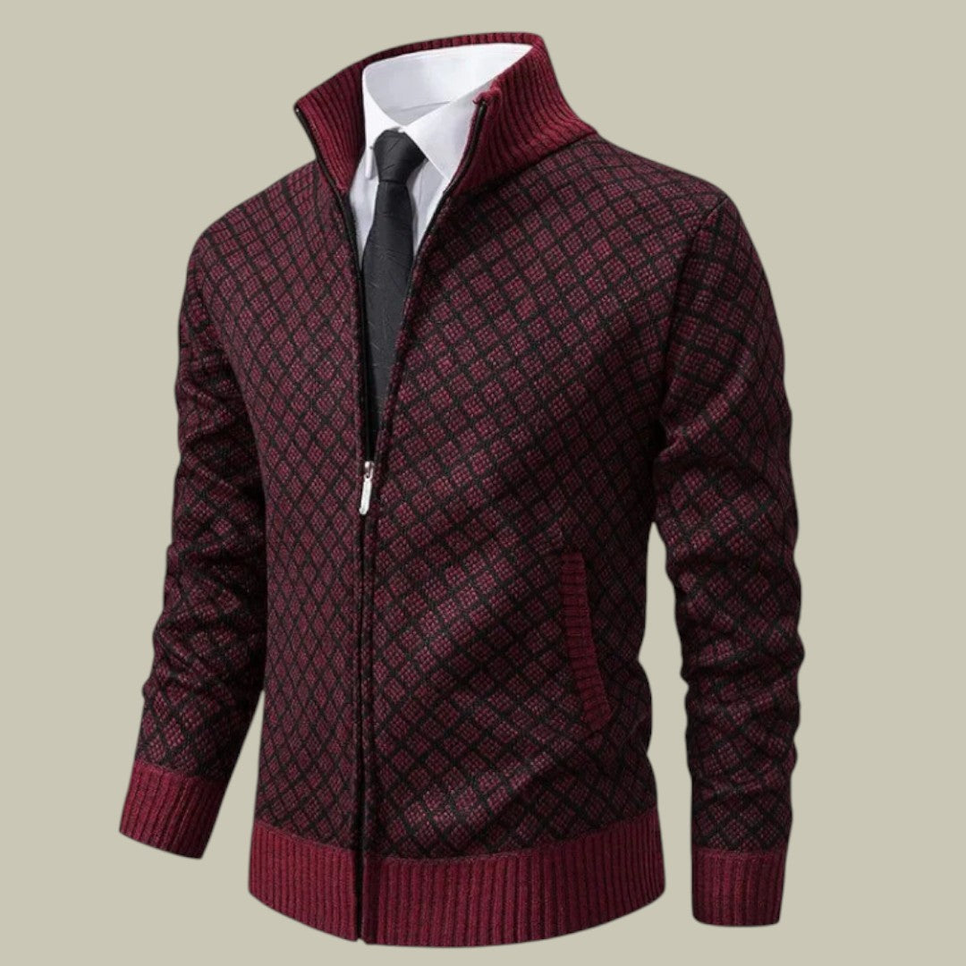 Mens Cardigan Knitted