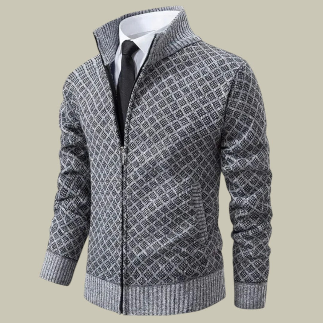 Mens Cardigan Knitted