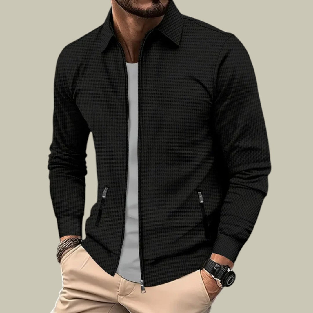 Mens Vest Zipper Cardigan