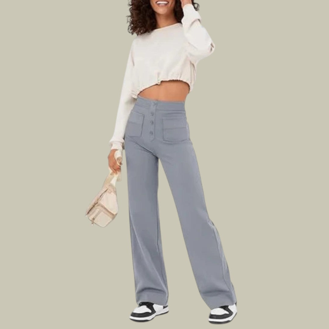 Womens Comfortable Pants Wide Leg