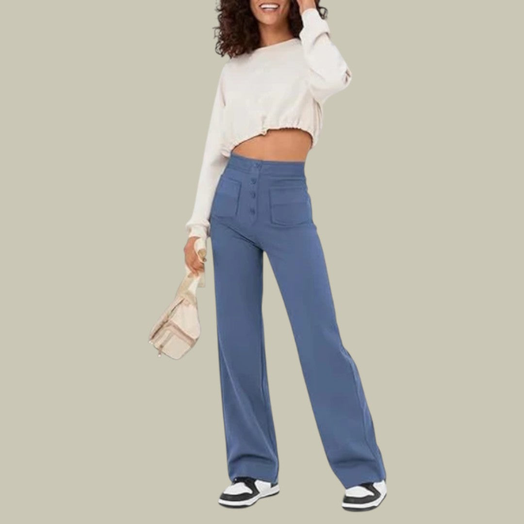 Womens Comfortable Pants Wide Leg