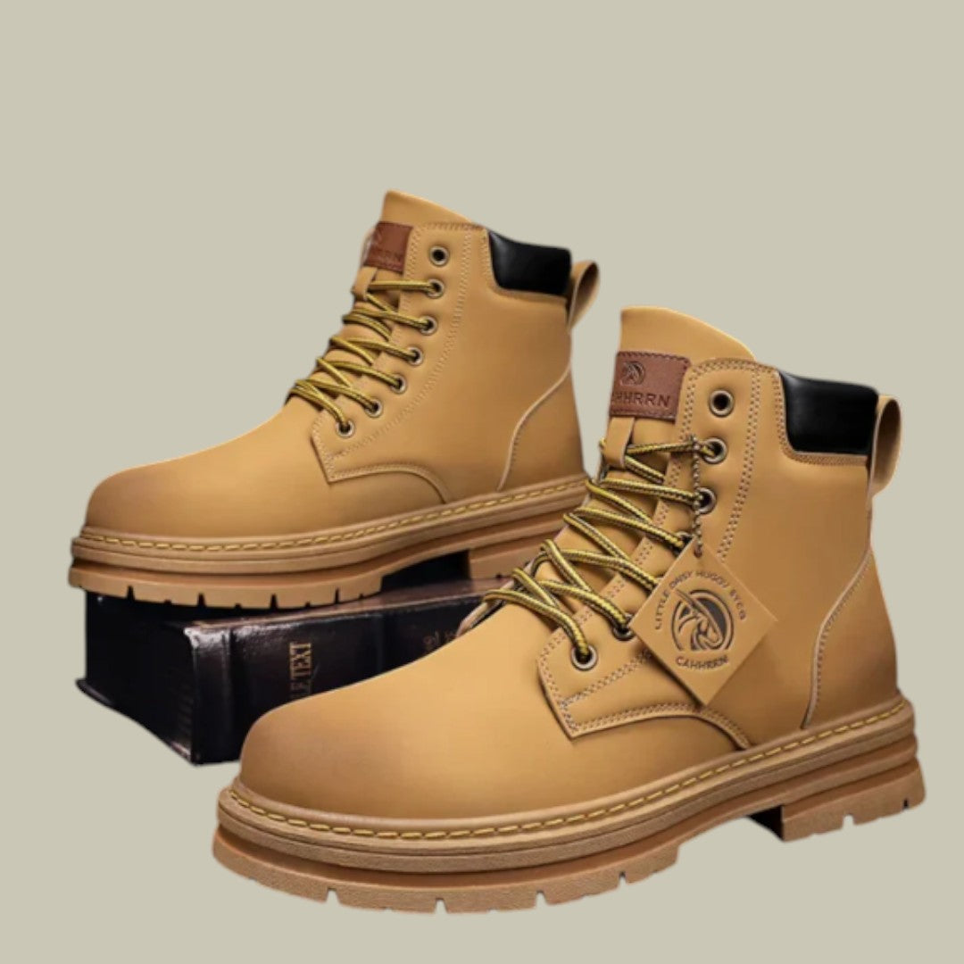 Mens Boots Lace-Up Comfortable