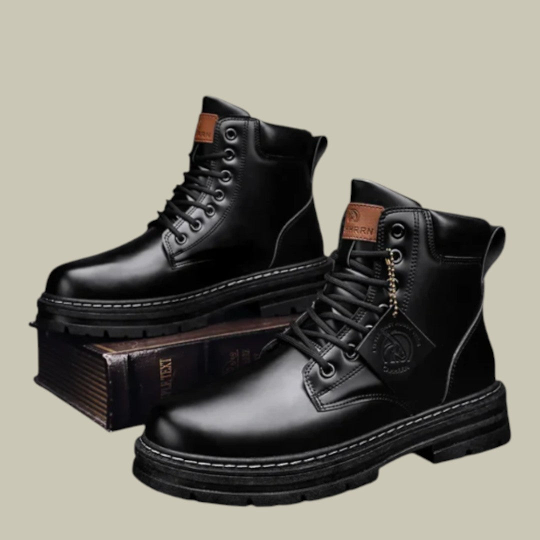 Mens Boots Lace-Up Comfortable