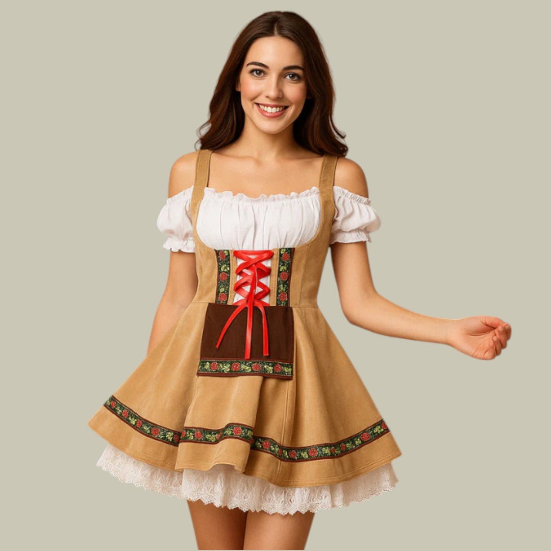Womens Dirndl Dress Octoberfest