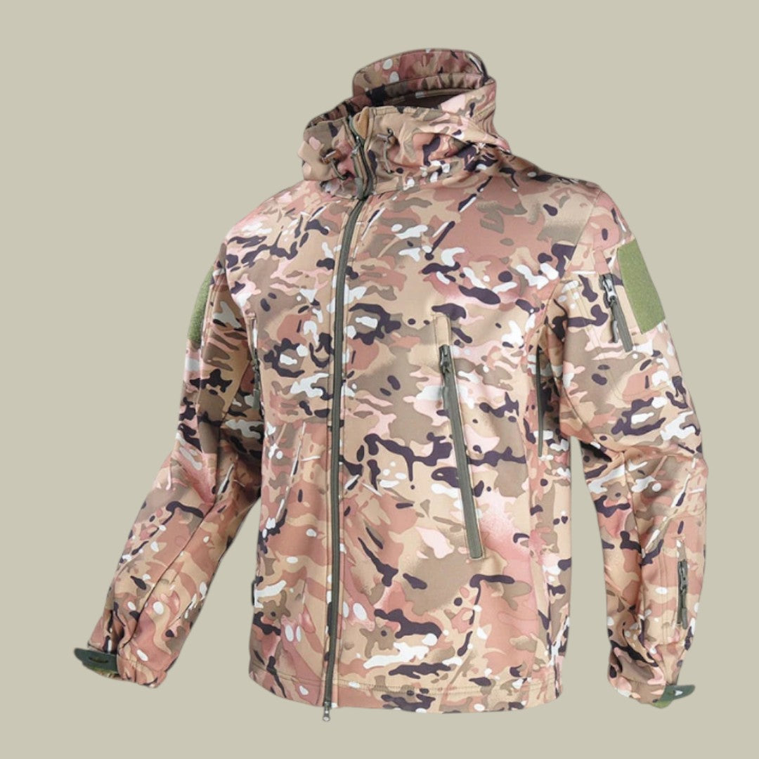 Mens Jacket Hooded Windproof