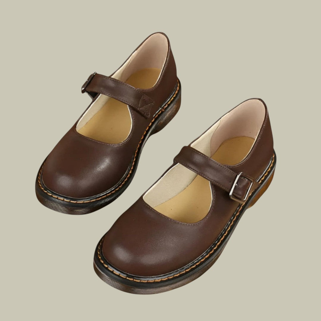 Womens Leather Shoes/Loafers Mary Jane