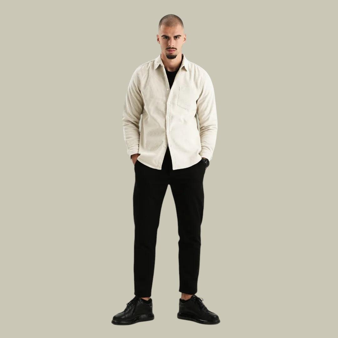 Mens Corduroy Shirt Long Sleeve