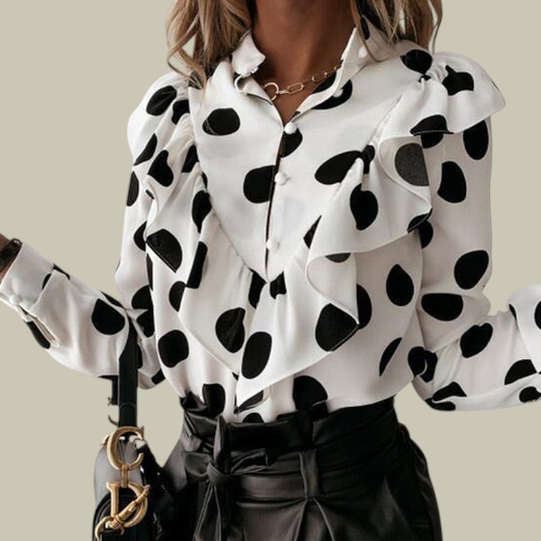 Womens Polka Dot Blouse