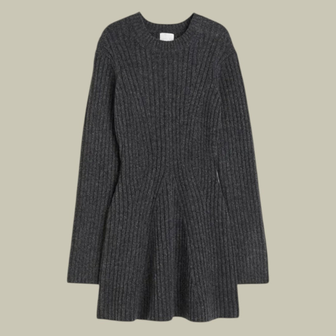 Womens Knit Midi Dress