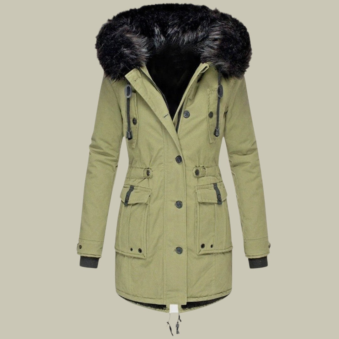 Womens Warm Winter Jacket Hooded