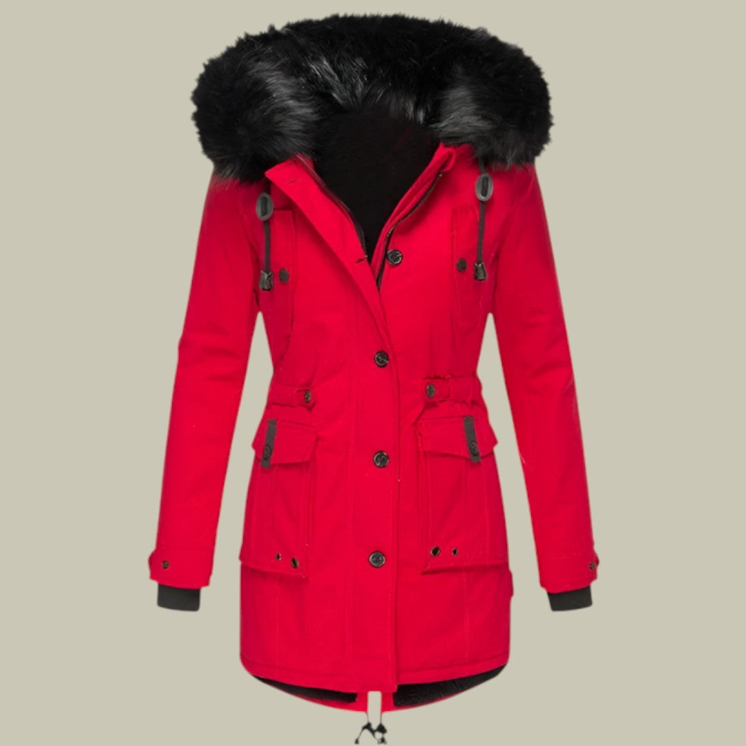 Womens Warm Winter Jacket Hooded