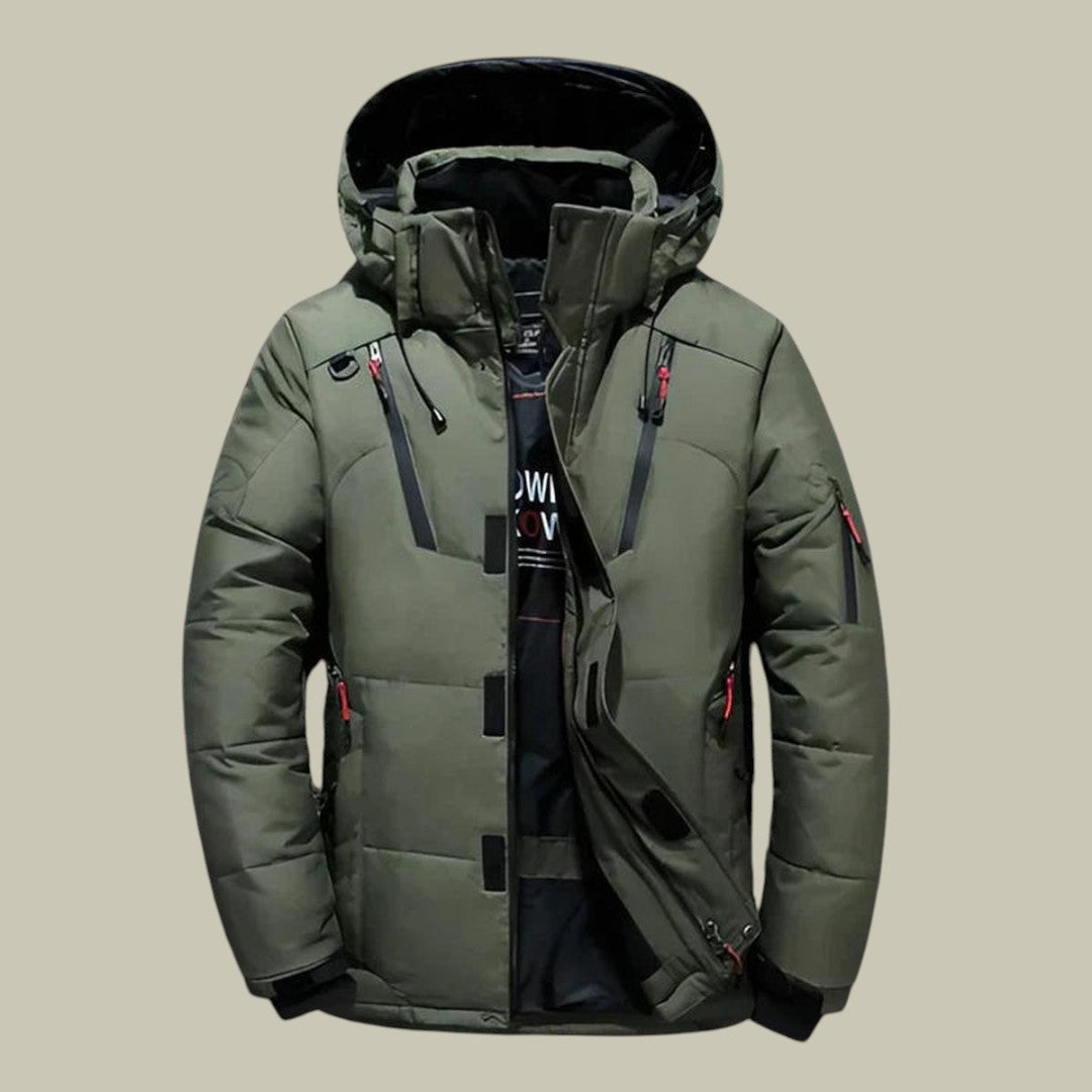 Mens Winter Jacket Warmth Waterproof