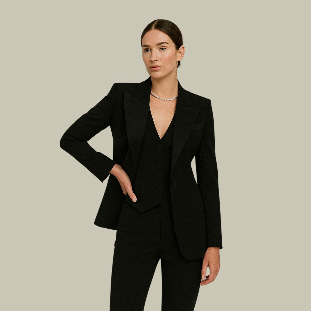 Womens Elegant 3-Piece Suit Set