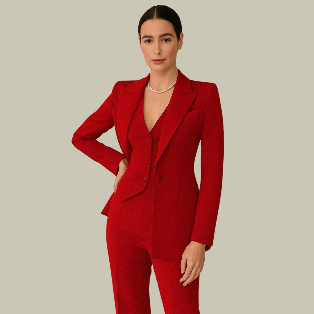 Womens Elegant 3-Piece Suit Set