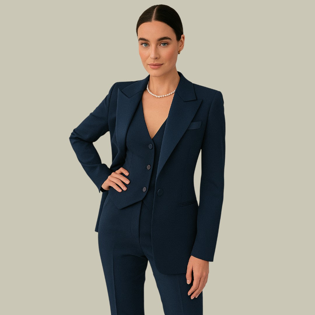 Womens Elegant 3-Piece Suit Set