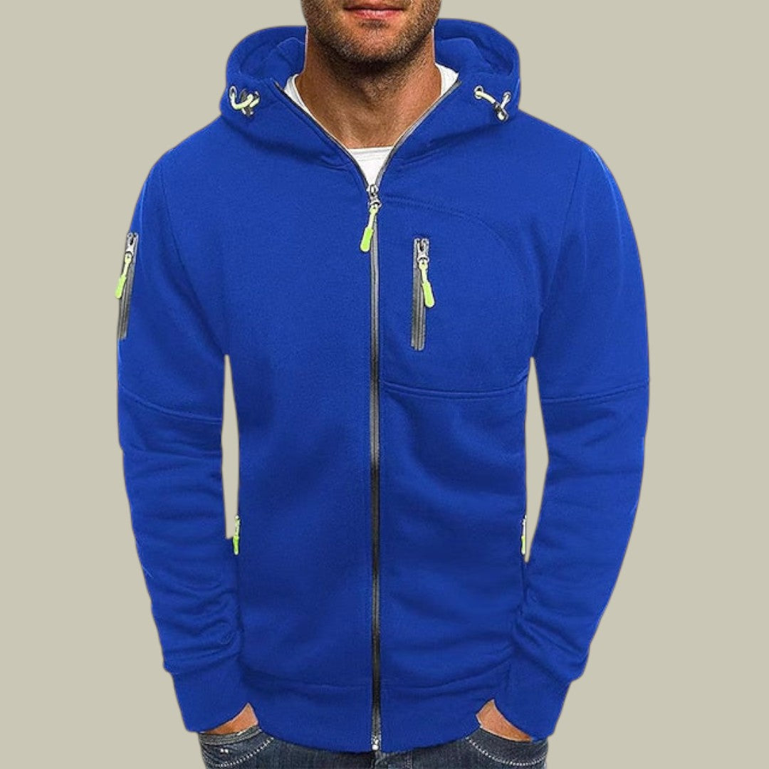 Mens Premium Cardigan Hooded