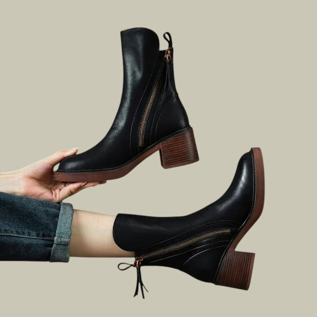 Womens Ankle Boots Leather