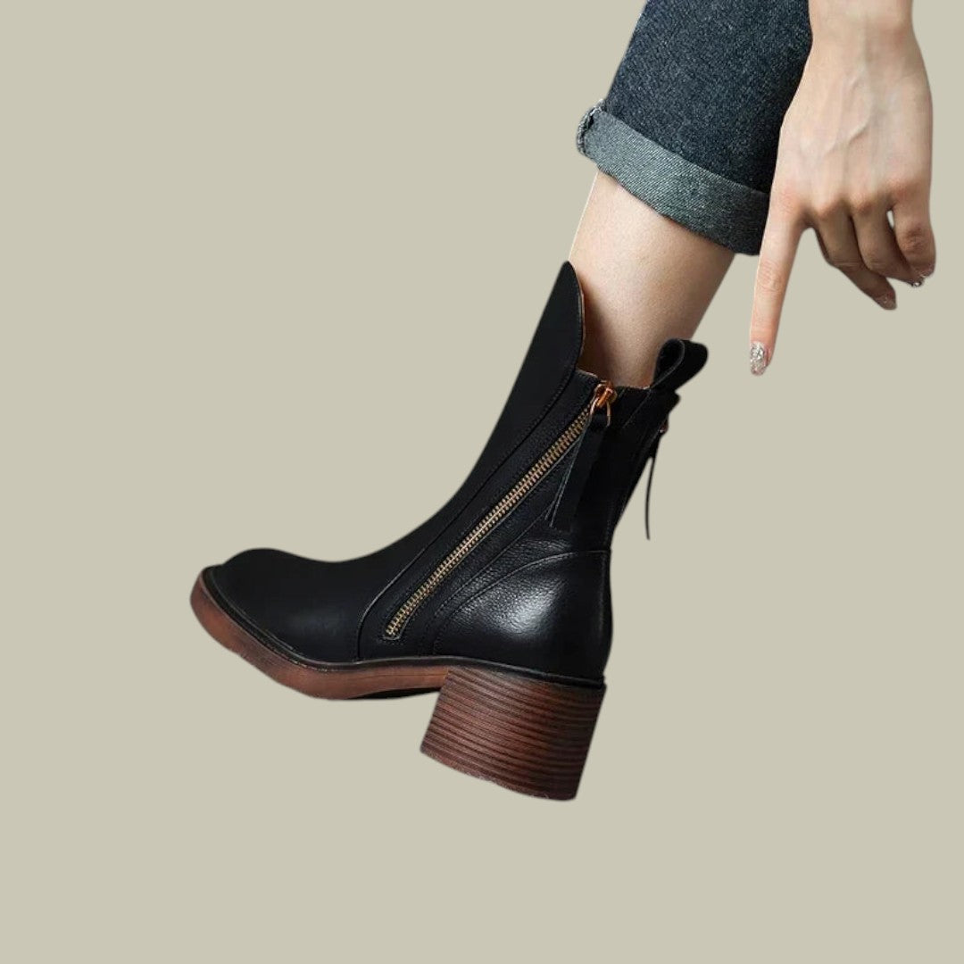 Womens Ankle Boots Leather