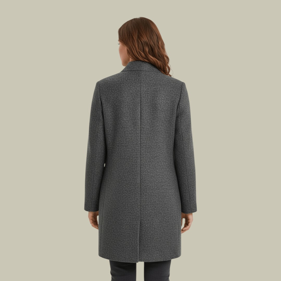 Womens Warm Wool Blend Coat
