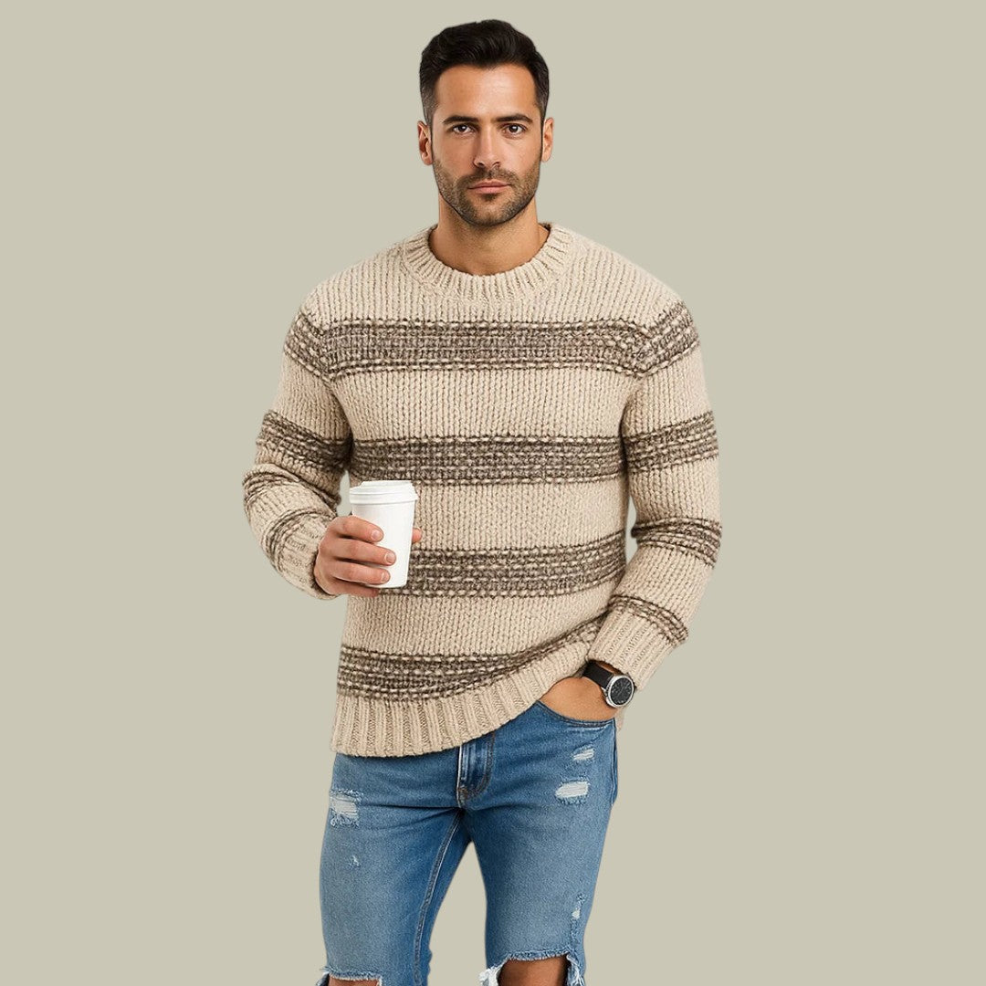 Mens Knitted Winter Sweater