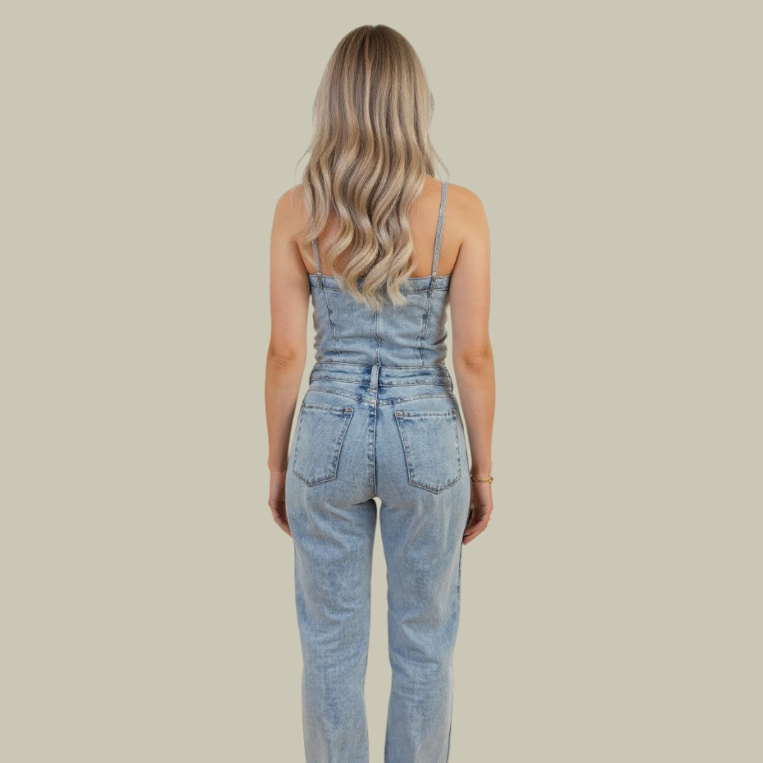 Womens Denim Jumpsuit