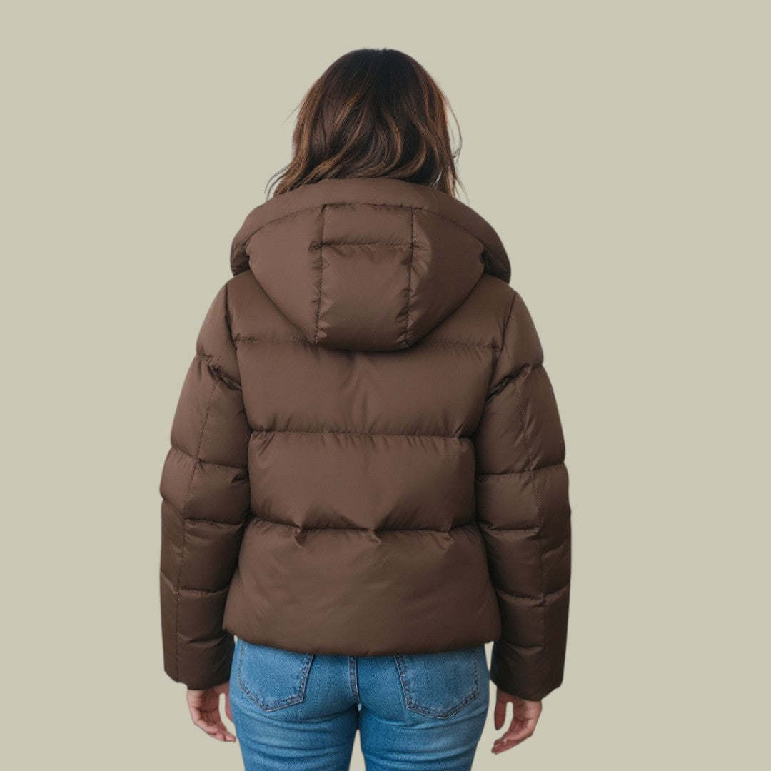 Womens Winter Jacket Padded Warm Hooded