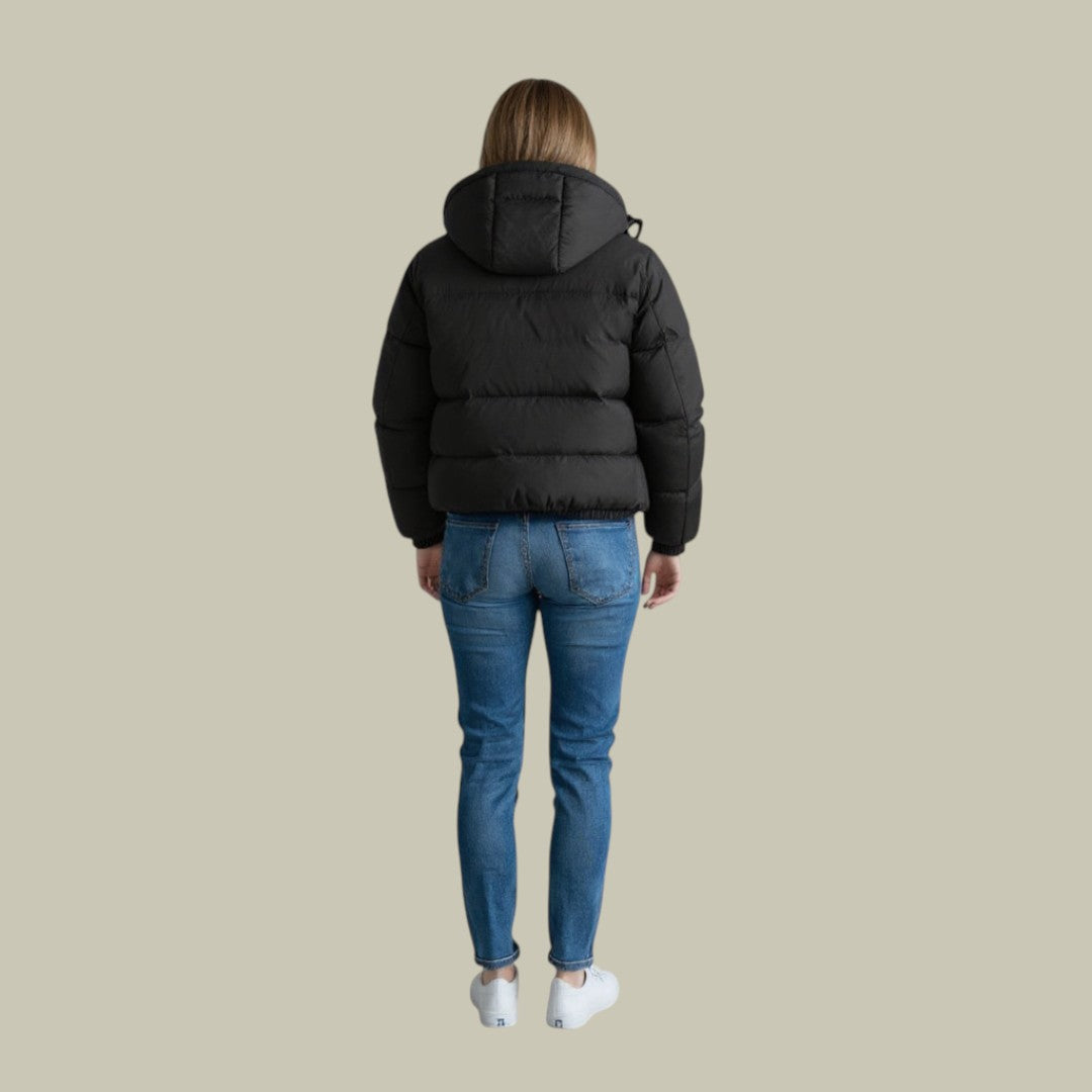 Womens Warm Hooded Puffer Jacket