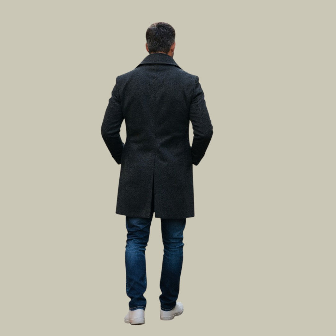 Mens Jacket Long Autumn/Winter Old Money