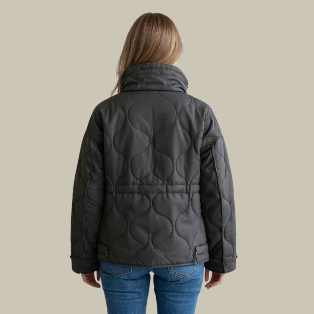 Womens Long Cotton Jacket Winter Warmth