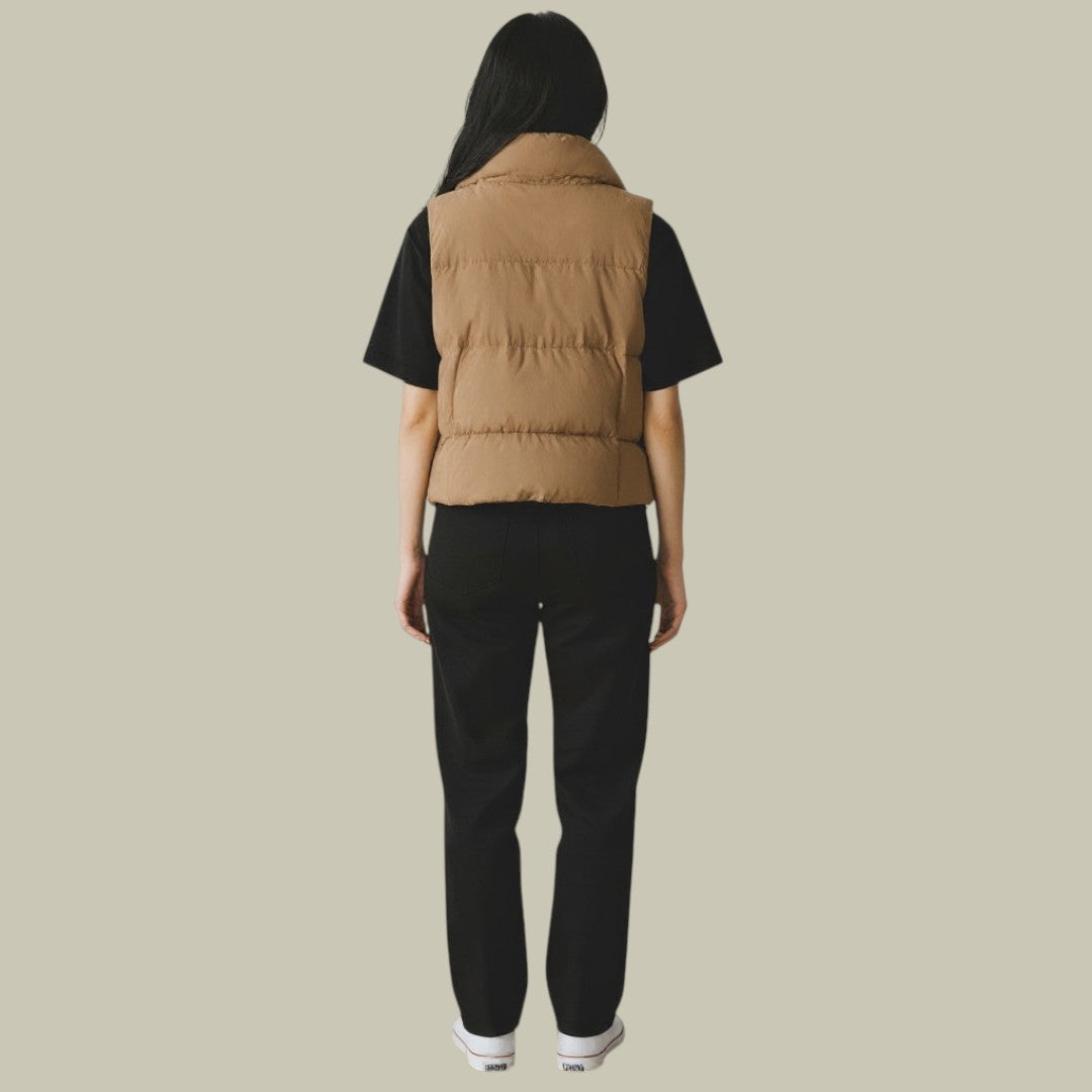 Womens Sleeveless Down Coat