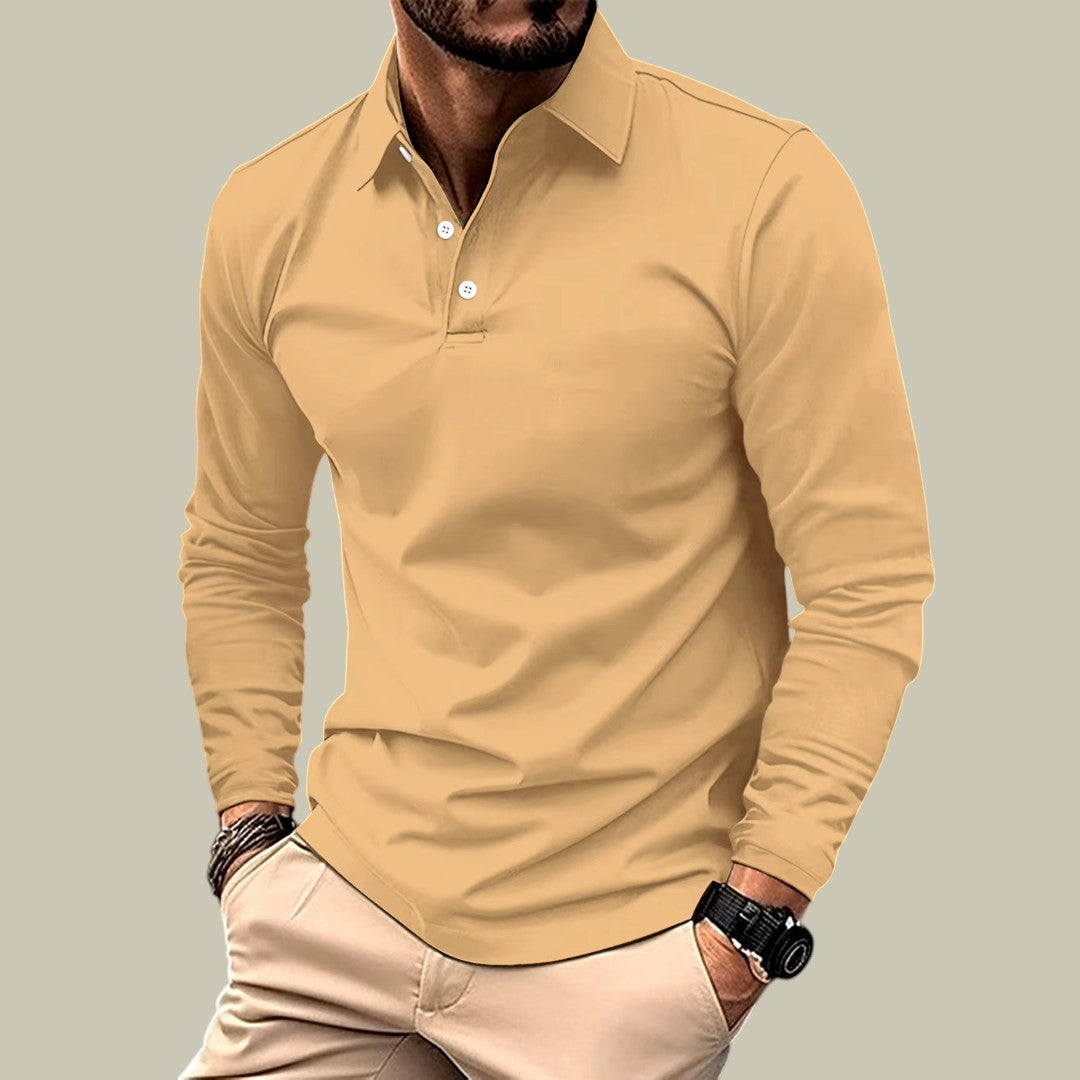 Mens Longsleeve  Polo Shirt
