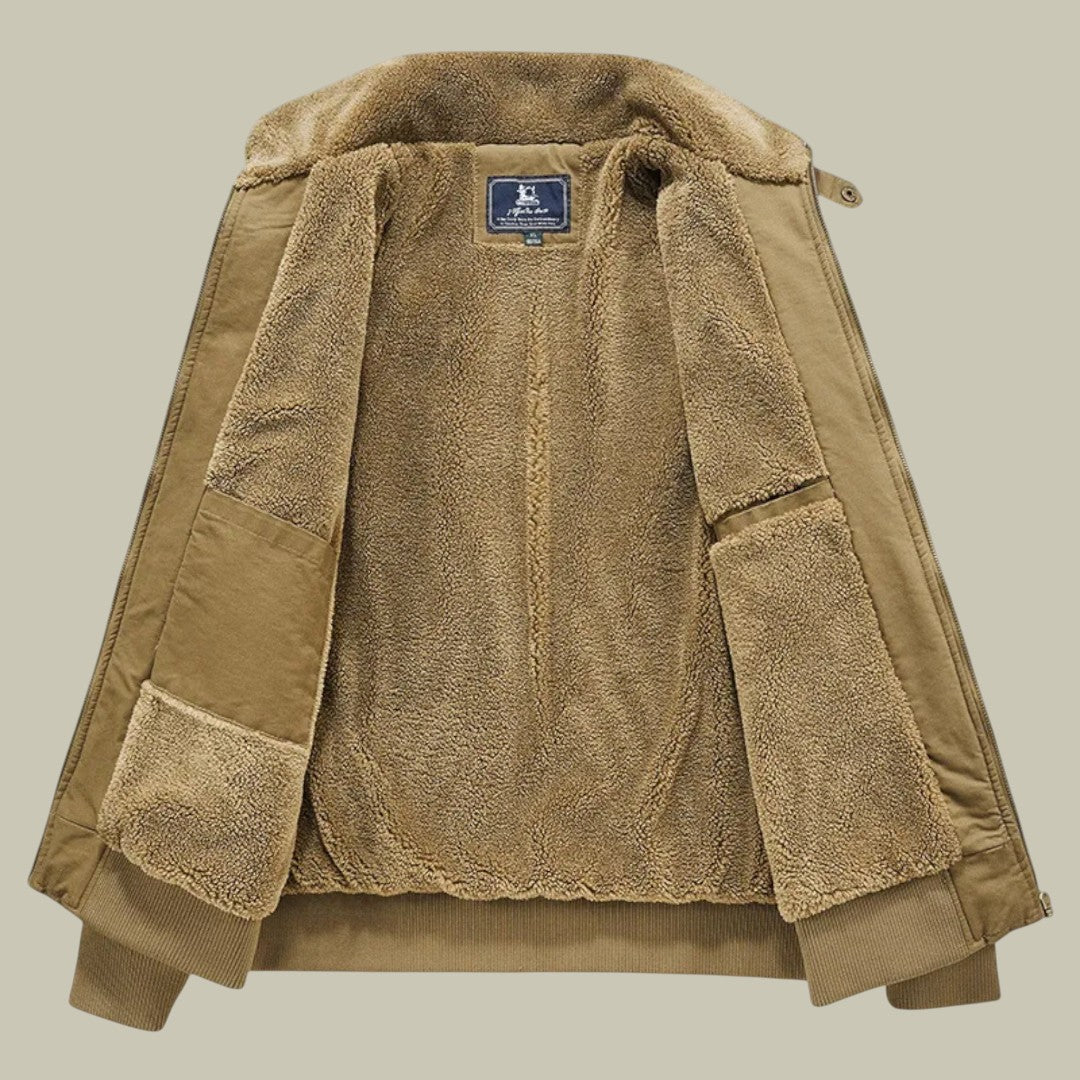 Mens Casual Wool Blend Jacket