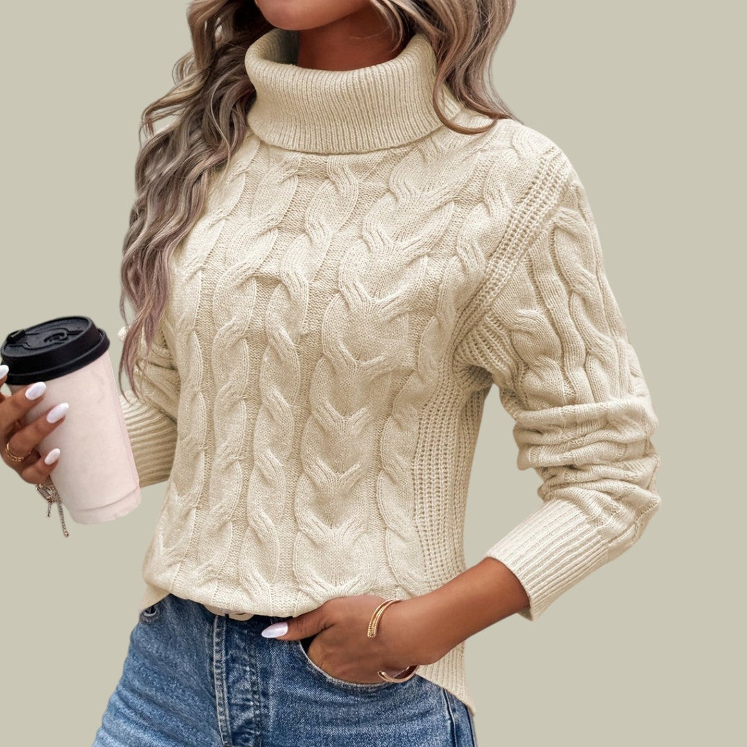 Womens Wool Jumper Turtleneck
