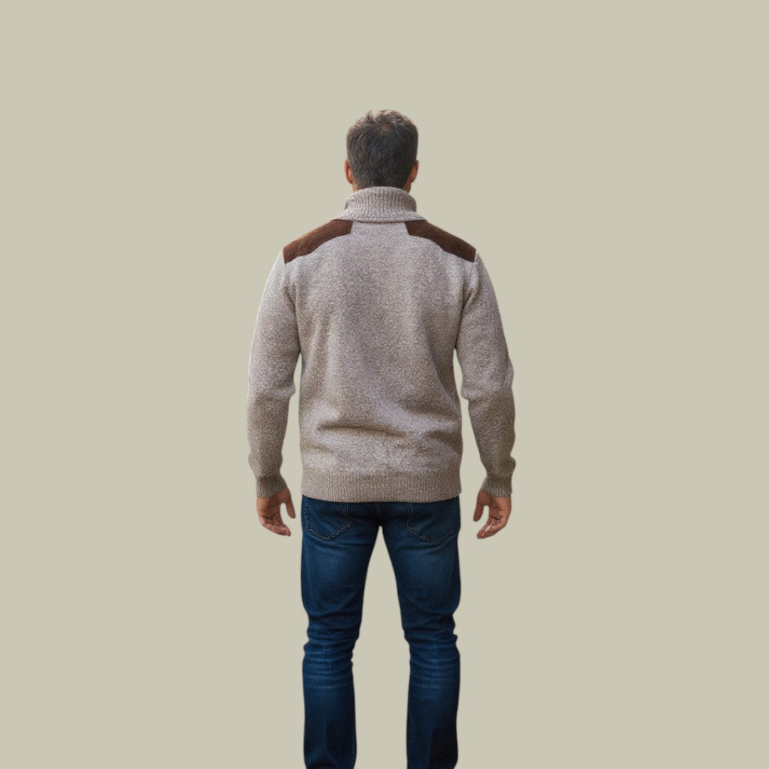 Mens Sweater Half Zipper