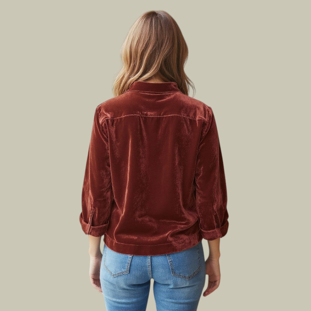 Womens Velvet Top