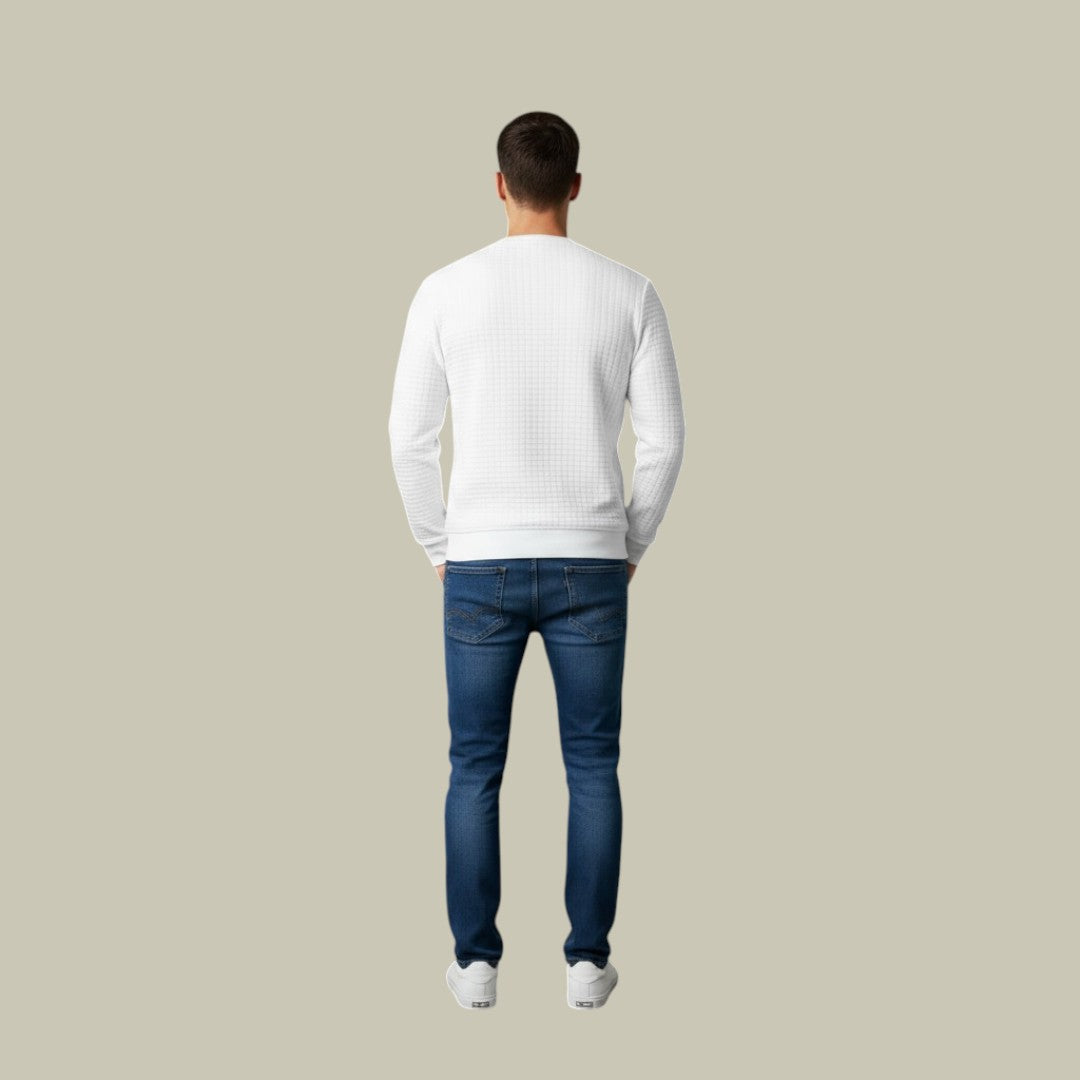 Mens Textured Sweatshirt