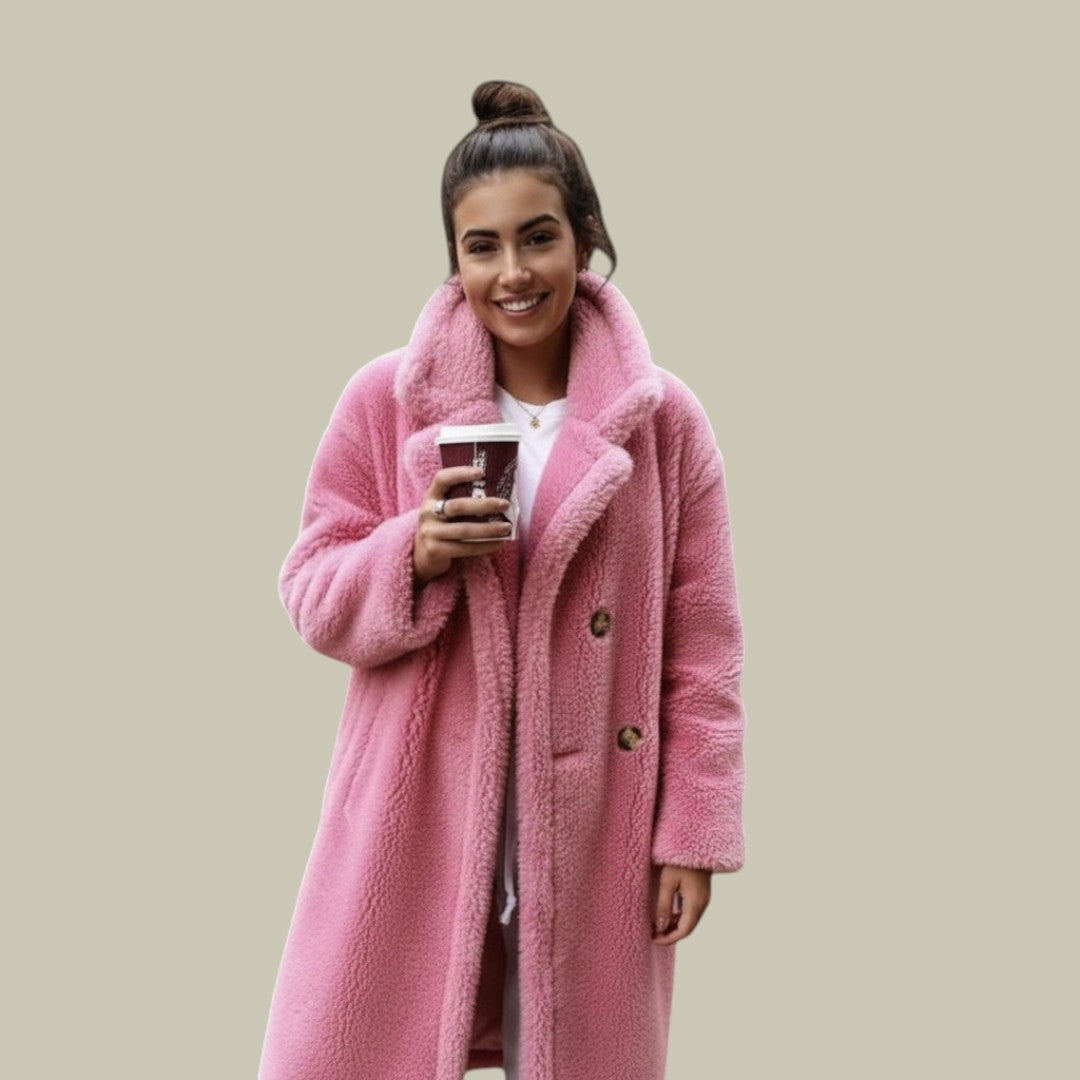 Womens Long Jacket Soft Warmth