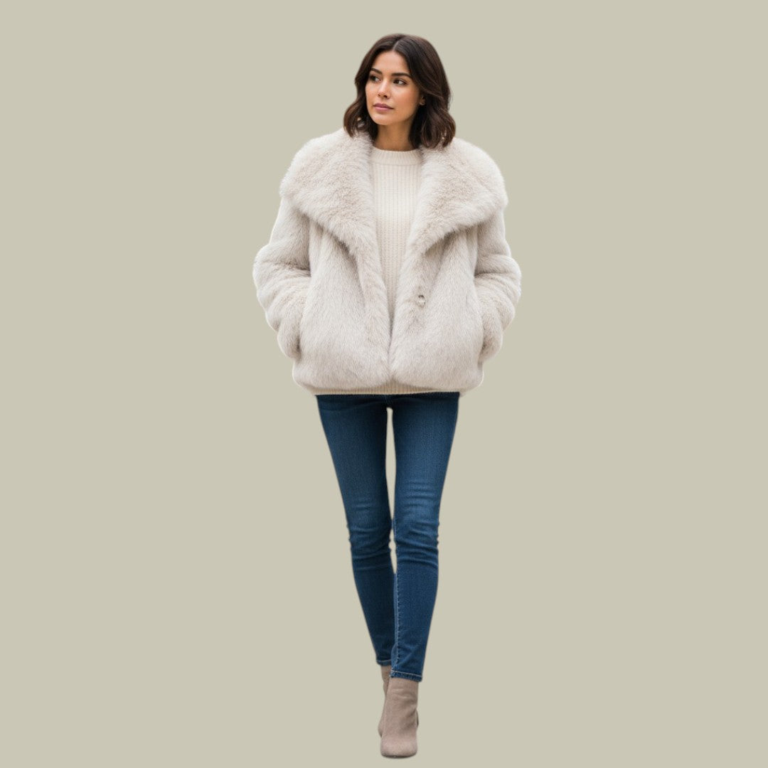 Womens Plush Coat Warm