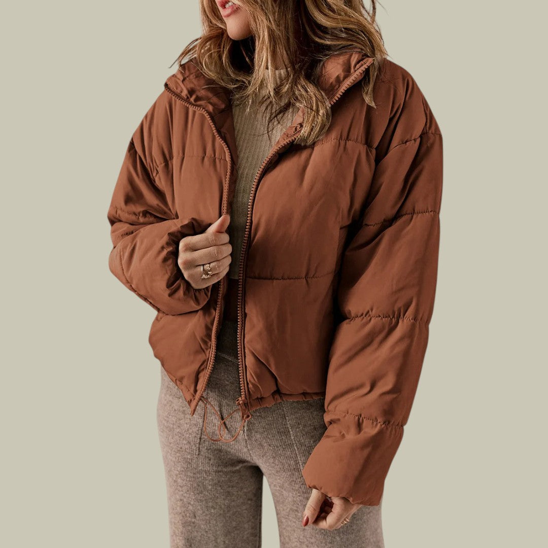 Womens Puffer Jacket Padded Autumn