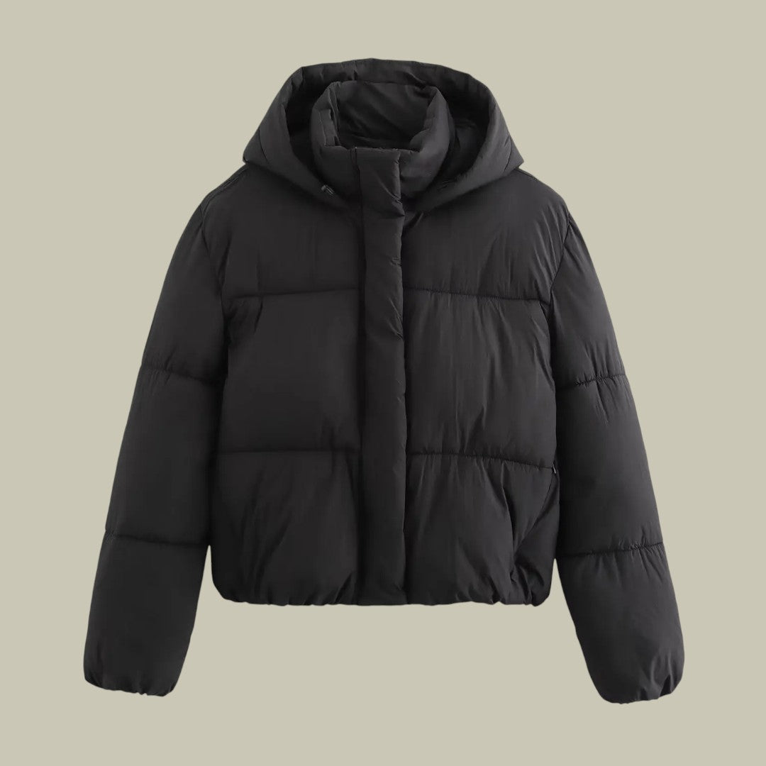 Womens Warm Hooded Puffer Jacket