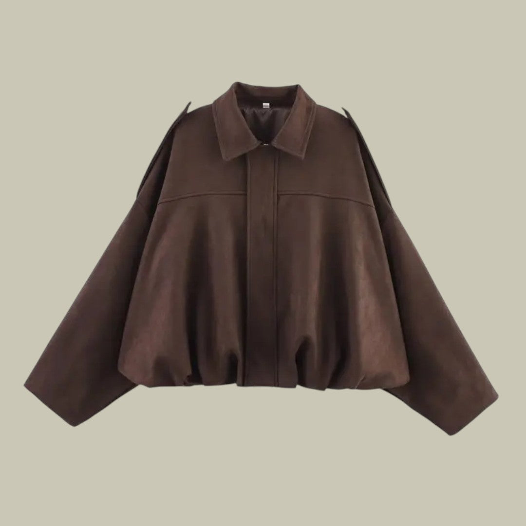 Womens Comfortable Autumn Suede Jacket