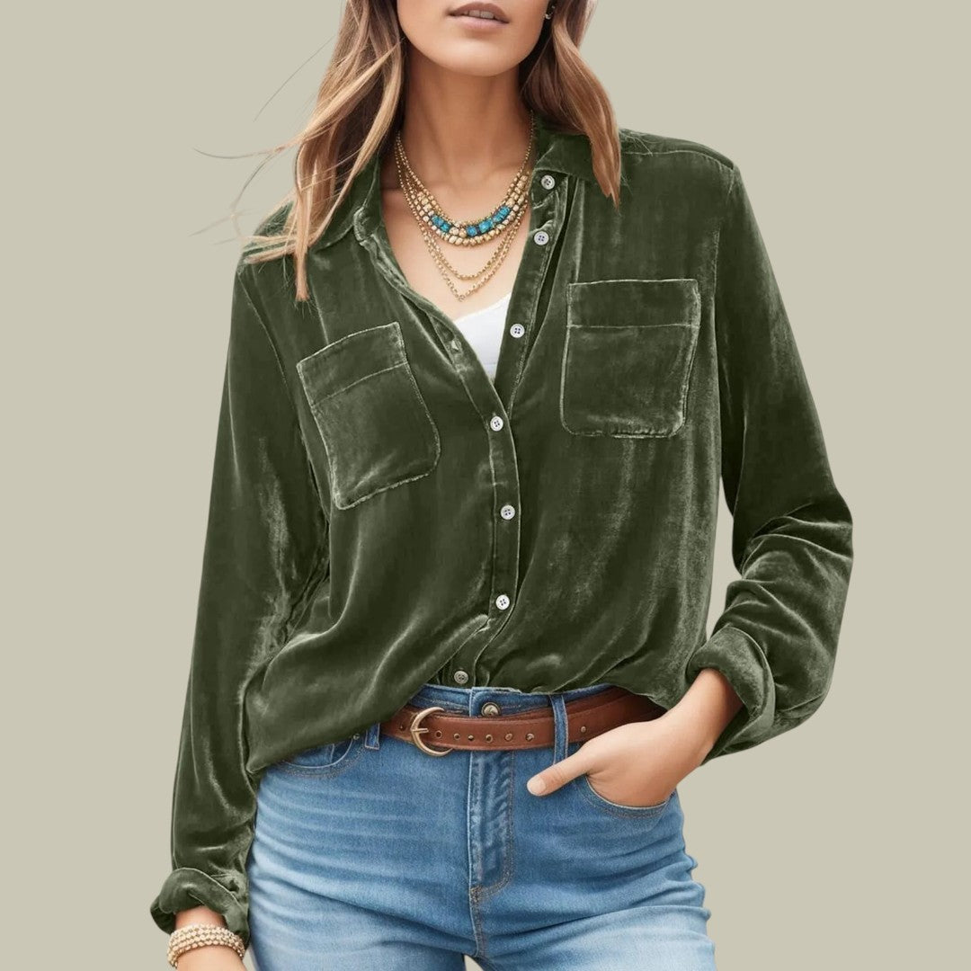 Womens Velvet Top