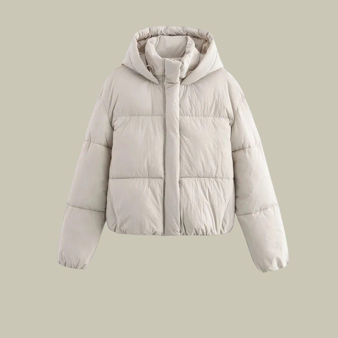 Womens Warm Hooded Puffer Jacket