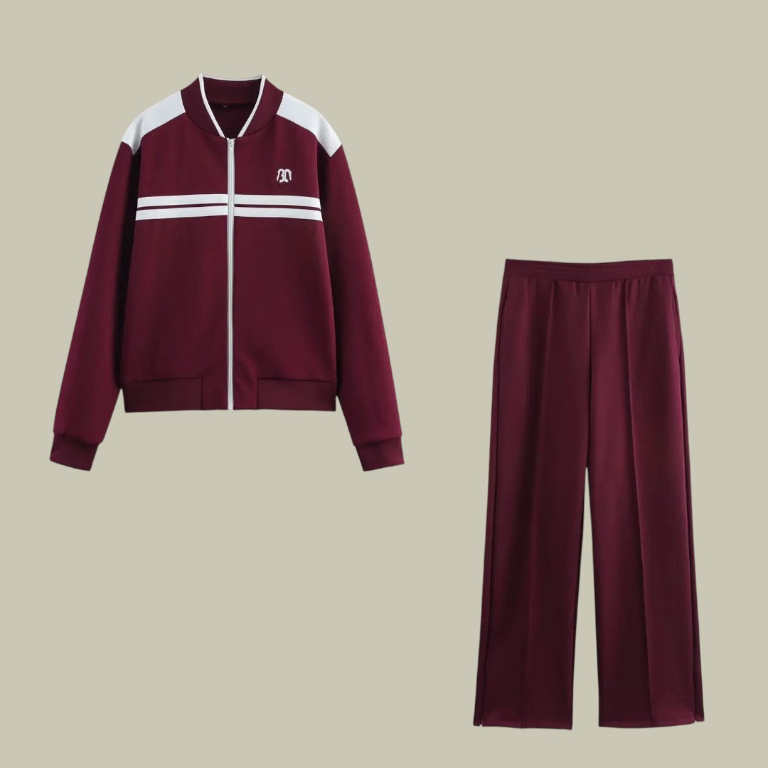 Womens Lounge Set Bordeaux