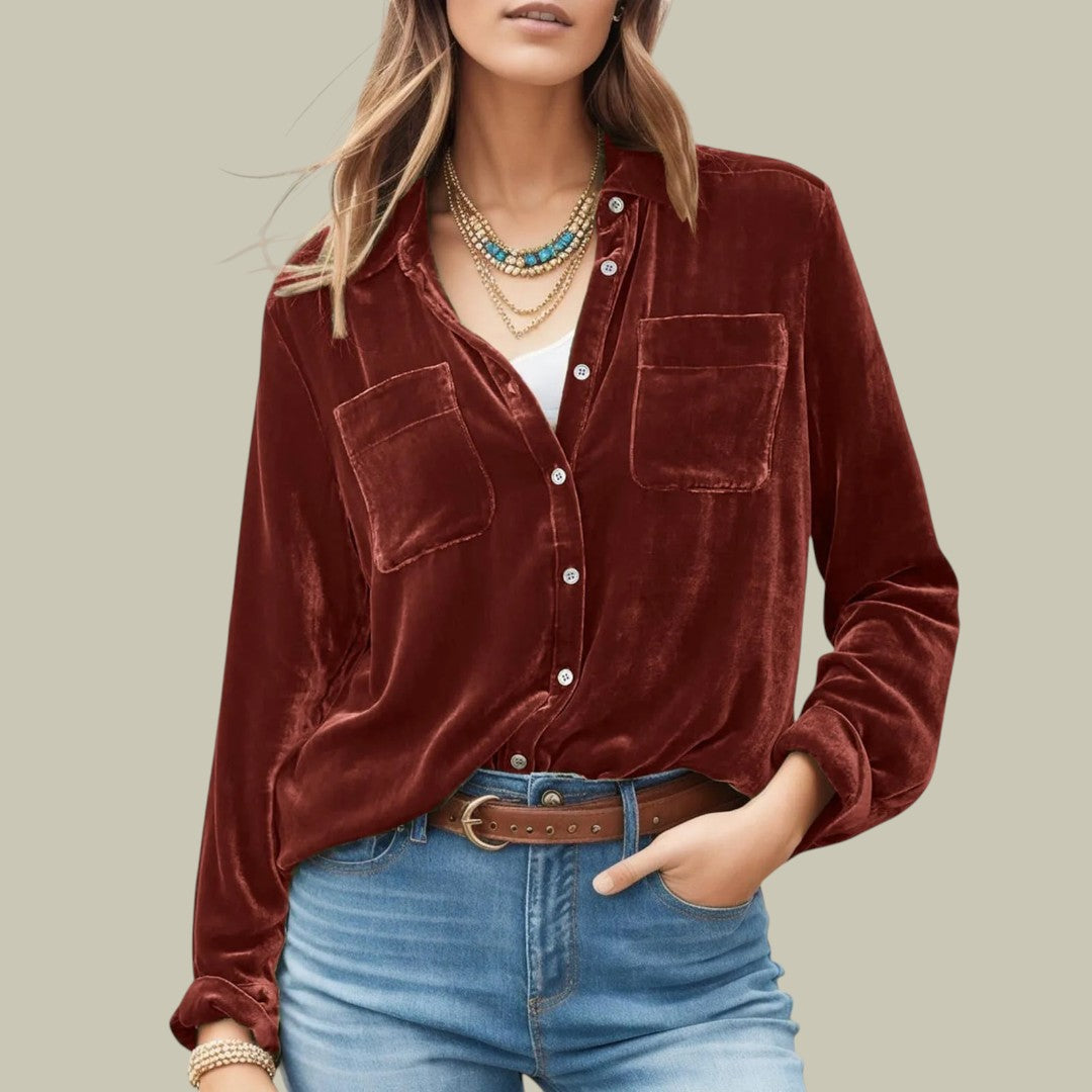 Womens Velvet Top