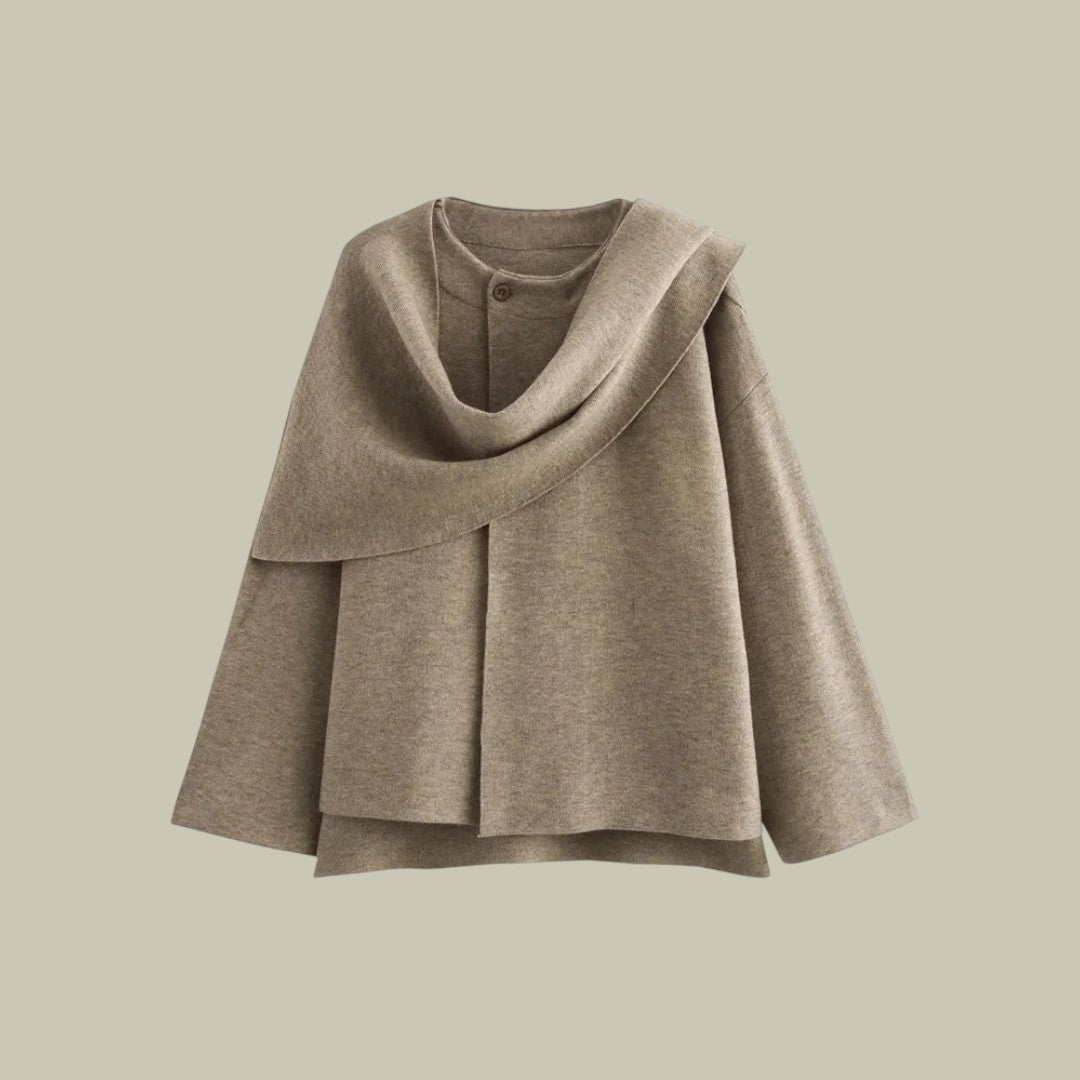 Womens Asymmetric Casual Coat