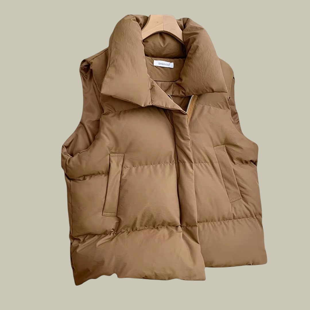 Womens Sleeveless Down Coat